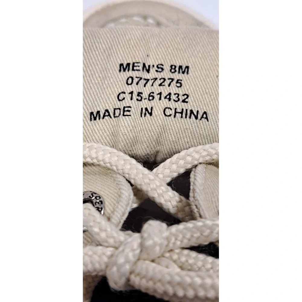 Sperry Top‎ Siders Men's Halyard 2-Eye Boat Shoes Tan Beige Size 8M